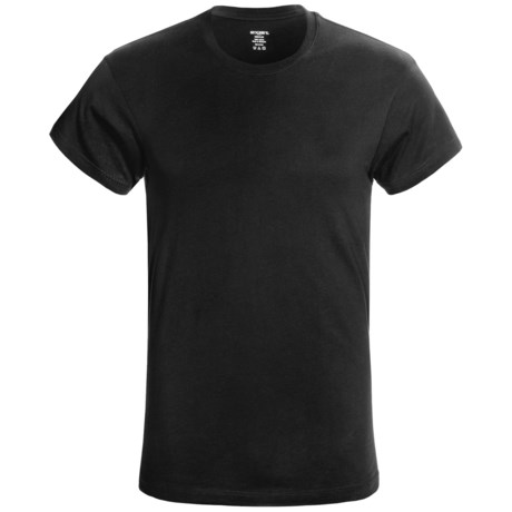 50%OFF メンズアンダー 2（x）のISTピマ綿Tシャツ - スリムフィット、半袖クルーネック（男性用） 2(x)ist Pima Cotton T-Shirt - Slim Fit Short Sleeve Crew Neck (For Men)